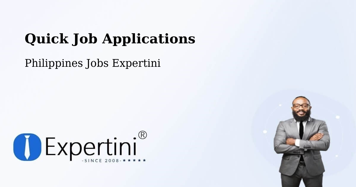Quick Job Applications - Philippines Jobs Expertini