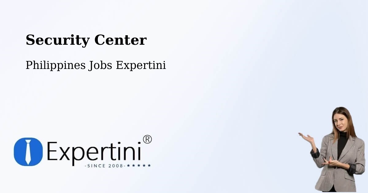 Security Center - Philippines Jobs Expertini